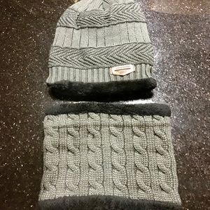 Winter hat and scarf set